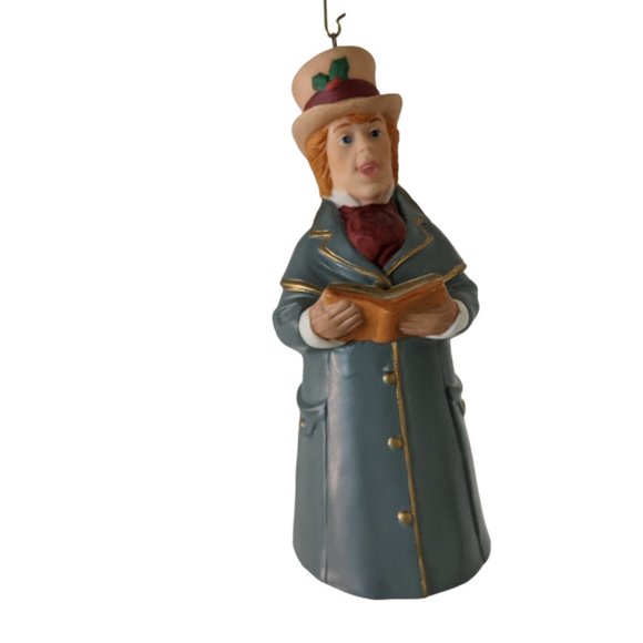 Vintage Hallmark Keepsake 1992 Dickens Caroler Bell - 3rd Lord Chadwick - Picture 1 of 4
